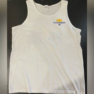 Gildan 100% Cotton Find Your Beach Tanktop. *Excellent Cond* Size L